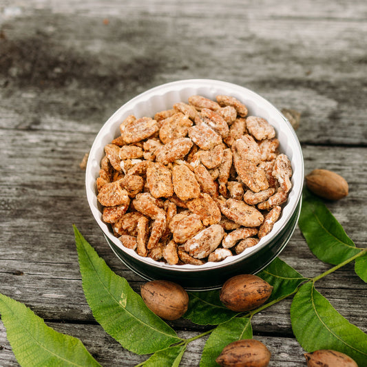 Honey Cinnamon Roasted Pecans